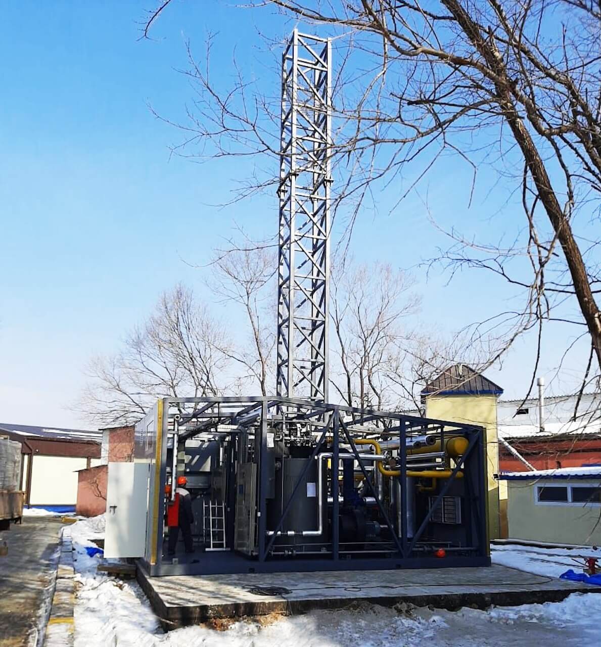 Паровая котельная для производства компании «ВИК»