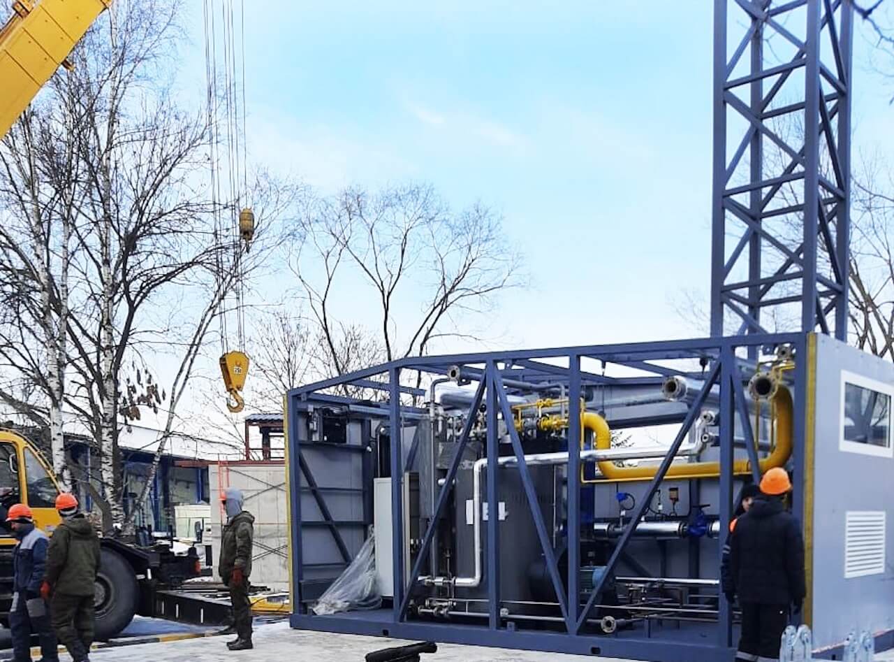 Паровая котельная для производства компании «ВИК»