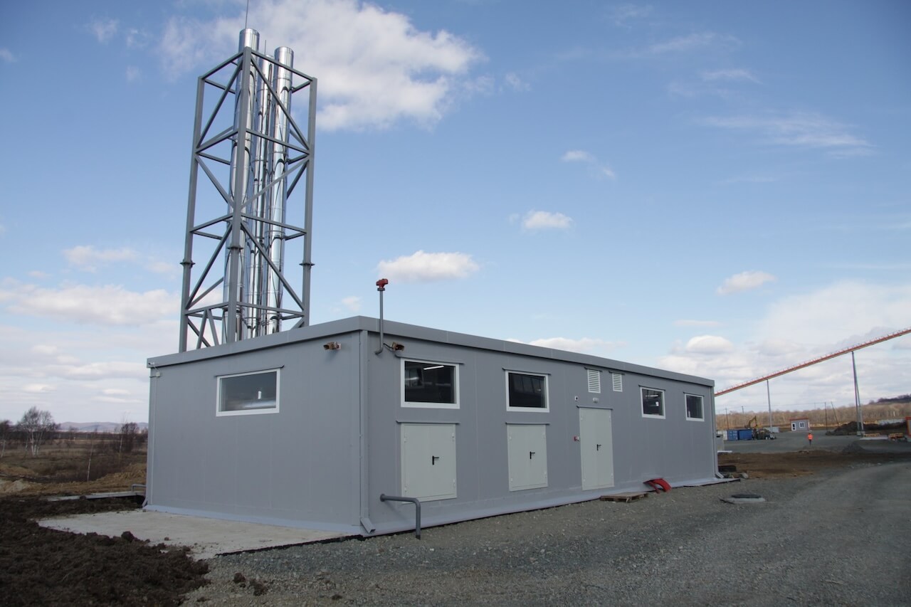 Водогрейная котельная для Домостроительного комбината Приморье